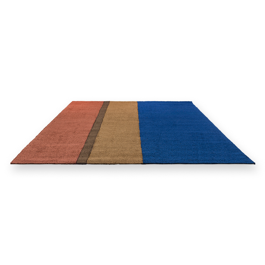 Festival Stripe Blue Outdoor Rug