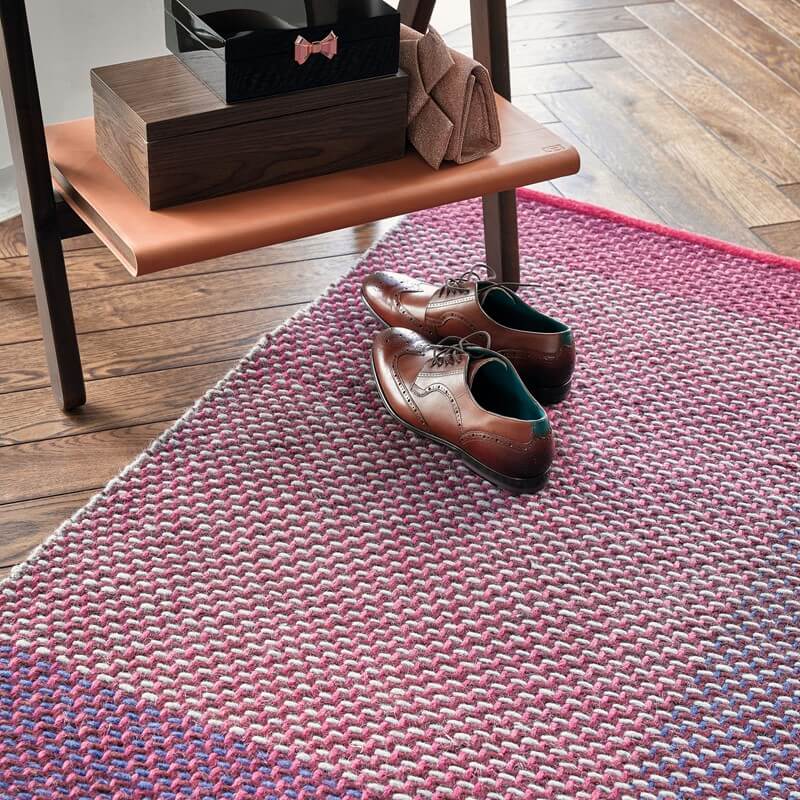 Check Burgundy 56400 Rug | Size: 170 x 240 cm