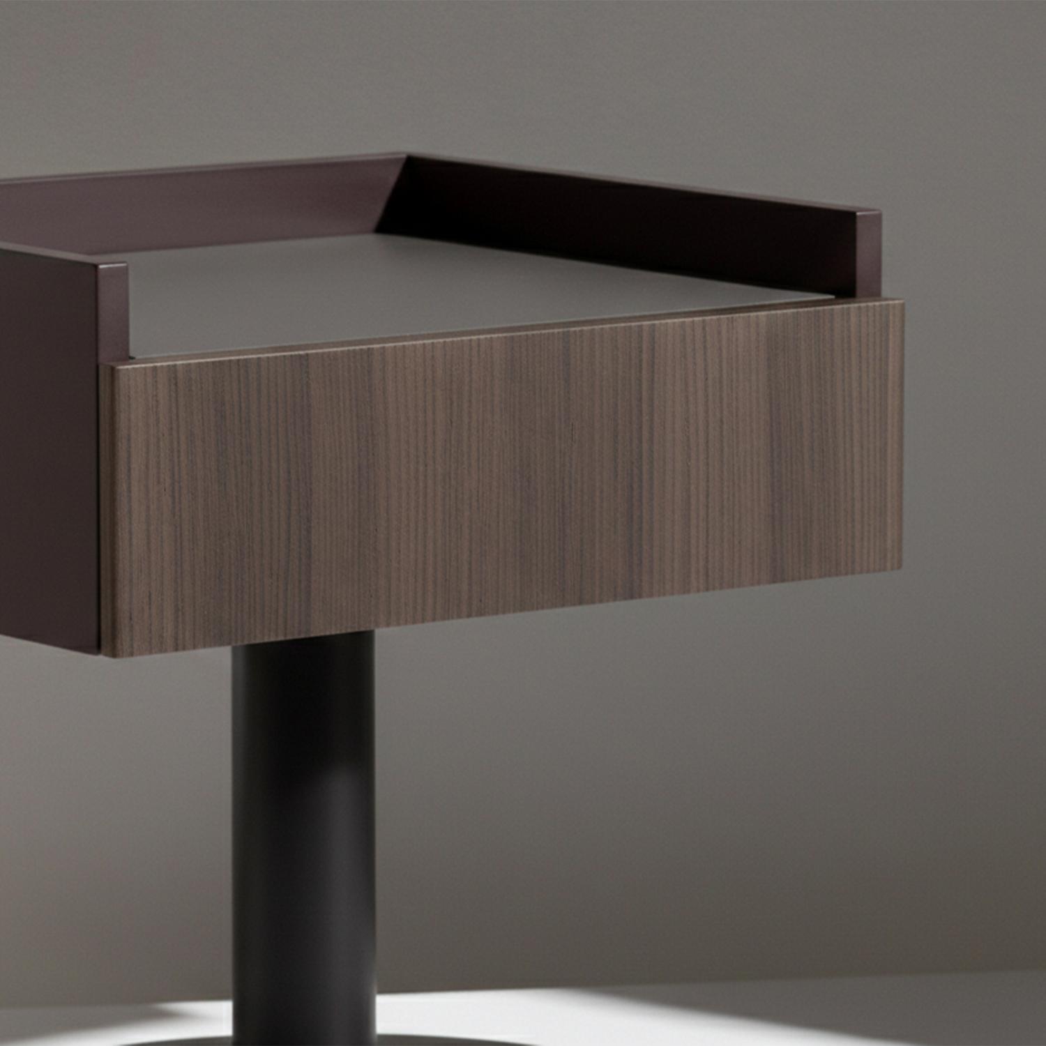 Roger Pedestal Bedside Table
