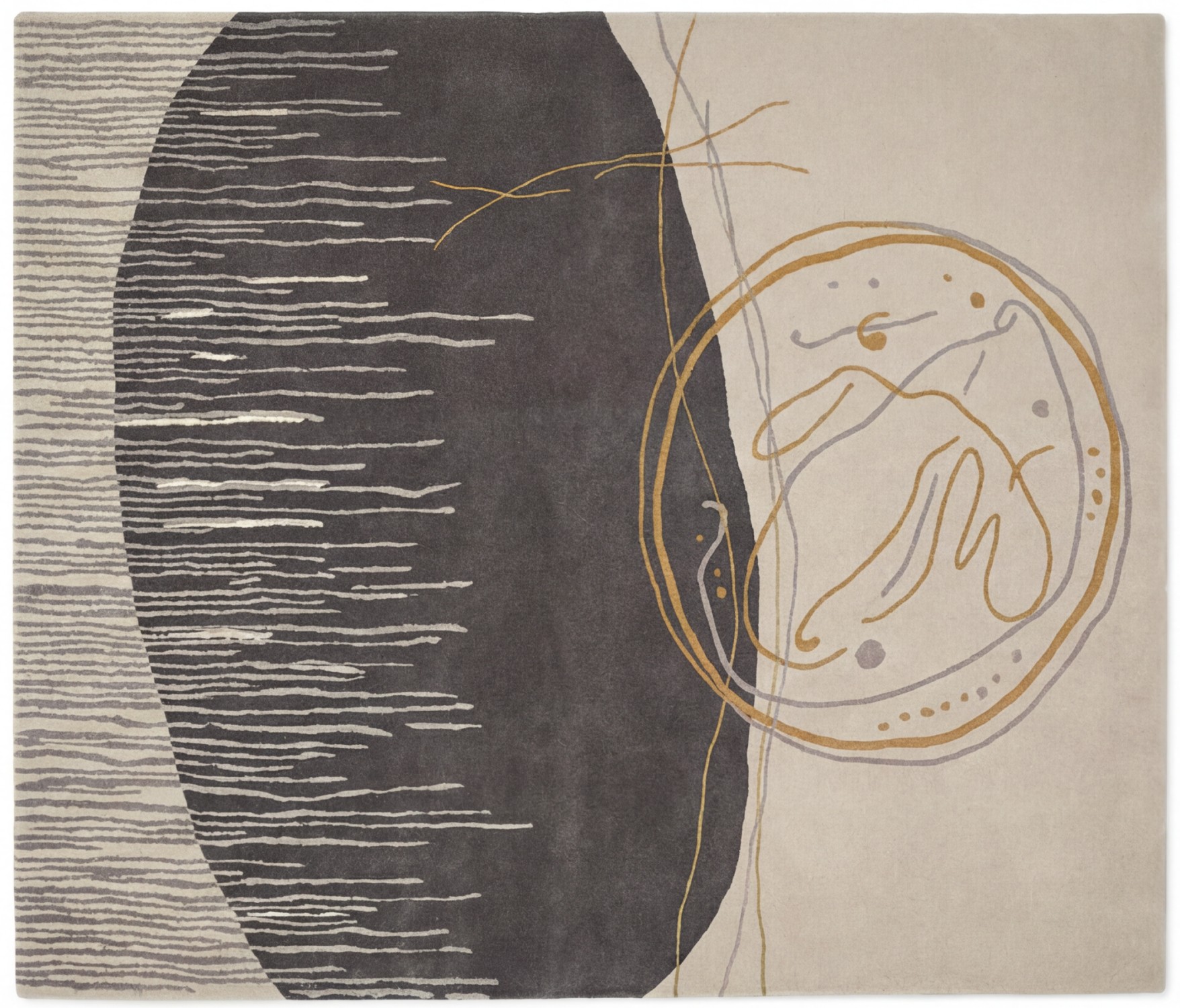 Archive Seal Dark Rug