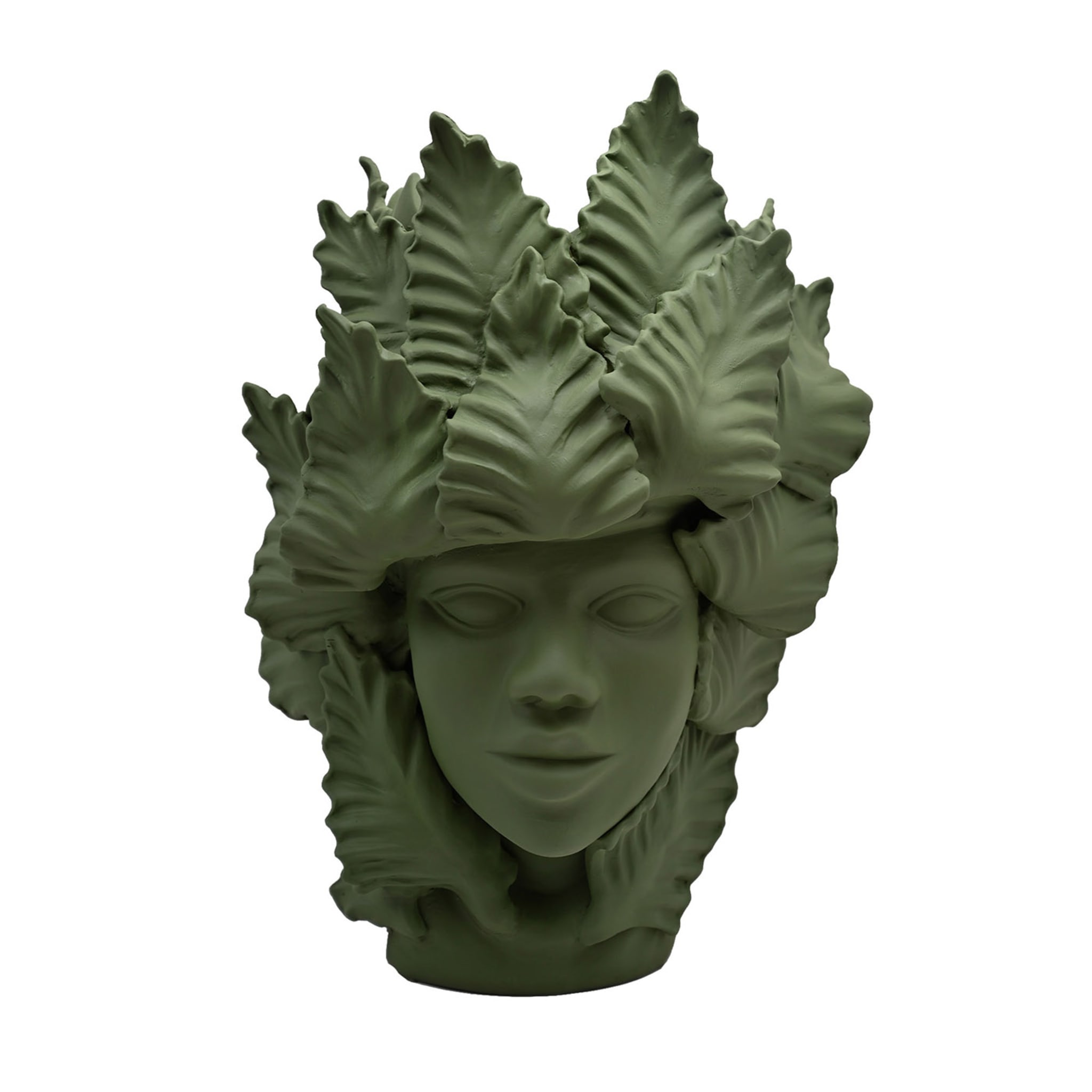 Matte Green Moor's Sculpture