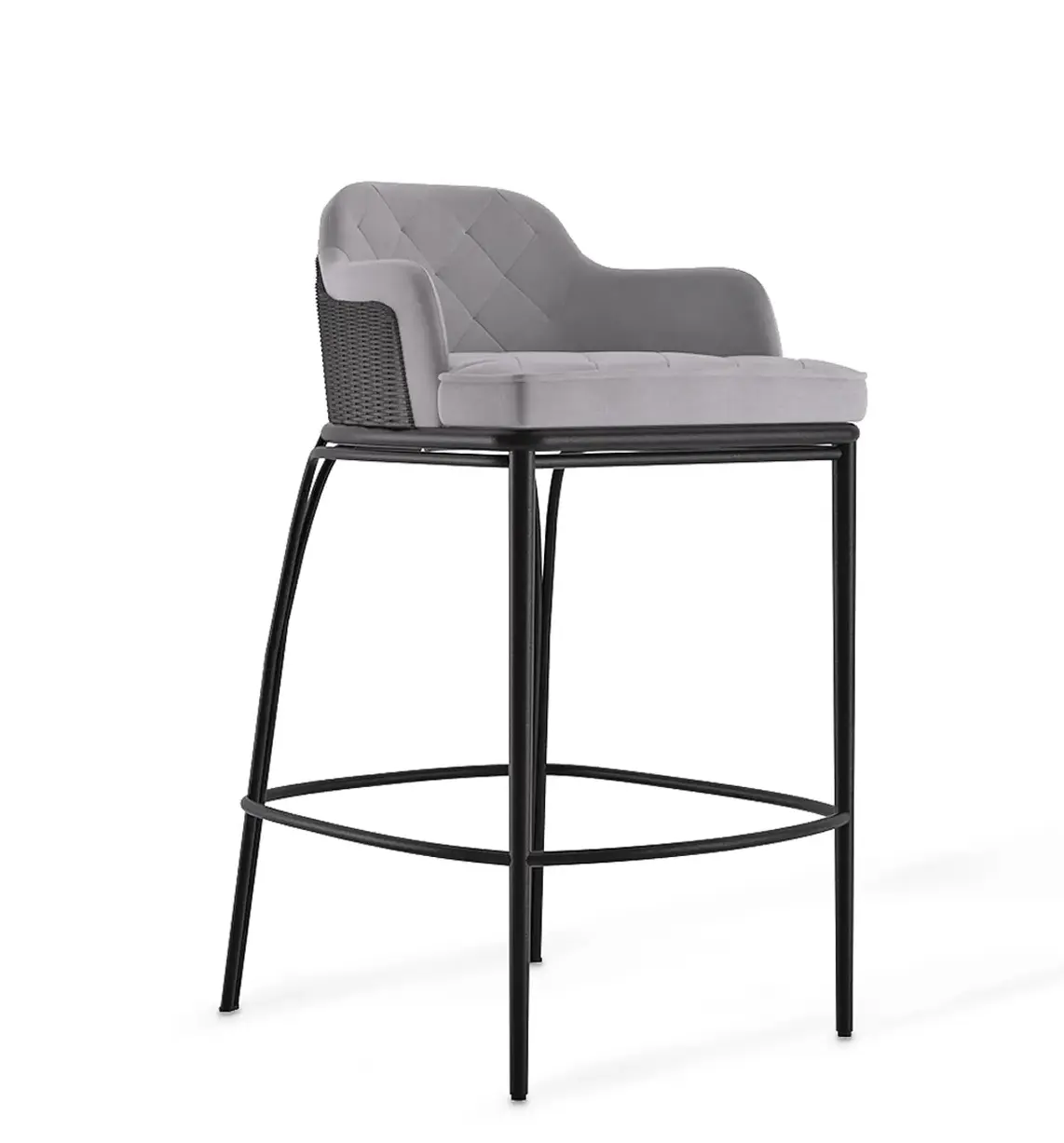 Majestic Grey Bar Chair