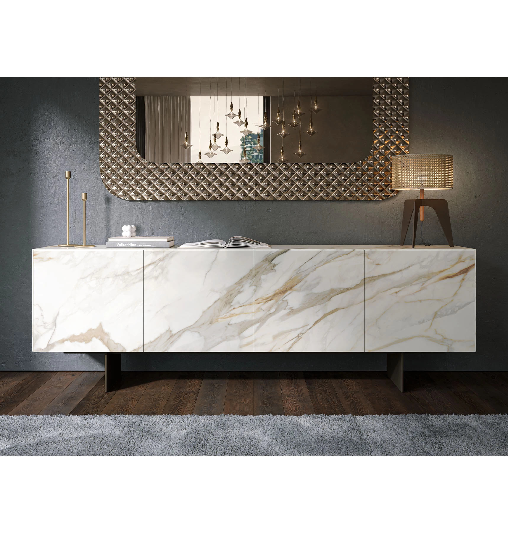 Cristalia Contemporary Sideboard