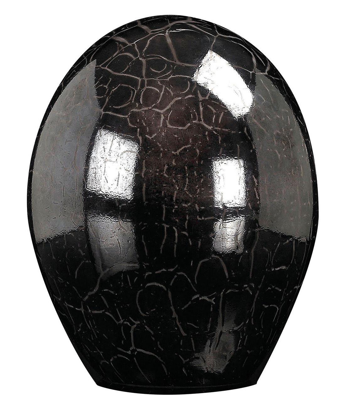 Dark Brown Crystal Egg Decor