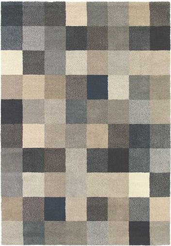 Geometric Pattern Rug Fusion Patch Grey | Size: 160 x 230 cm