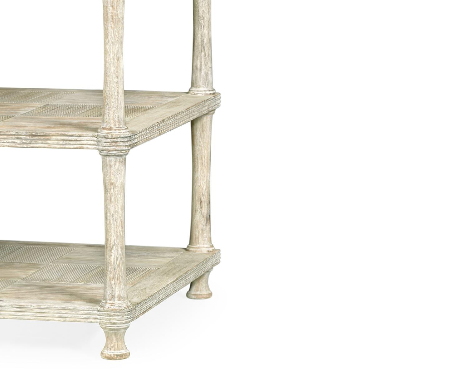 Bywater Side Table with Drawer Washed Acacia