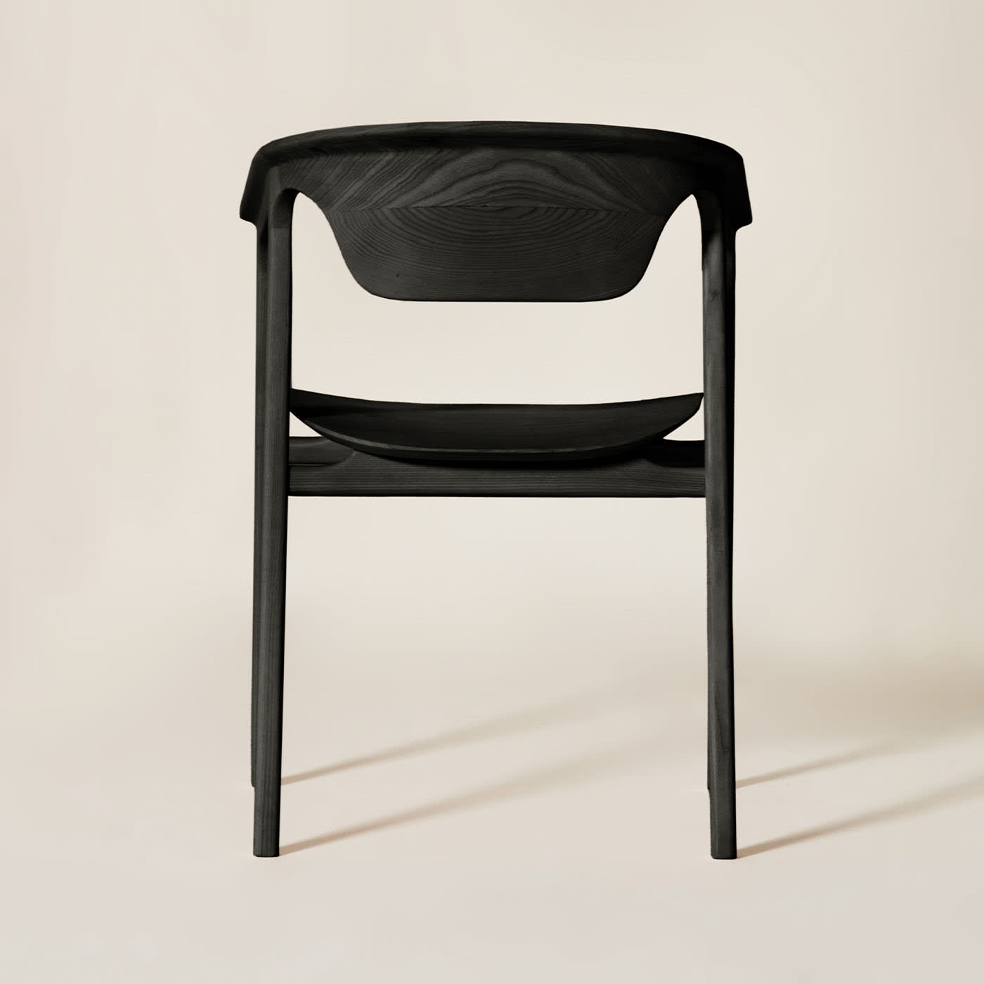 Duna Luxurious Black Ash Chair Handcrafted in Italy