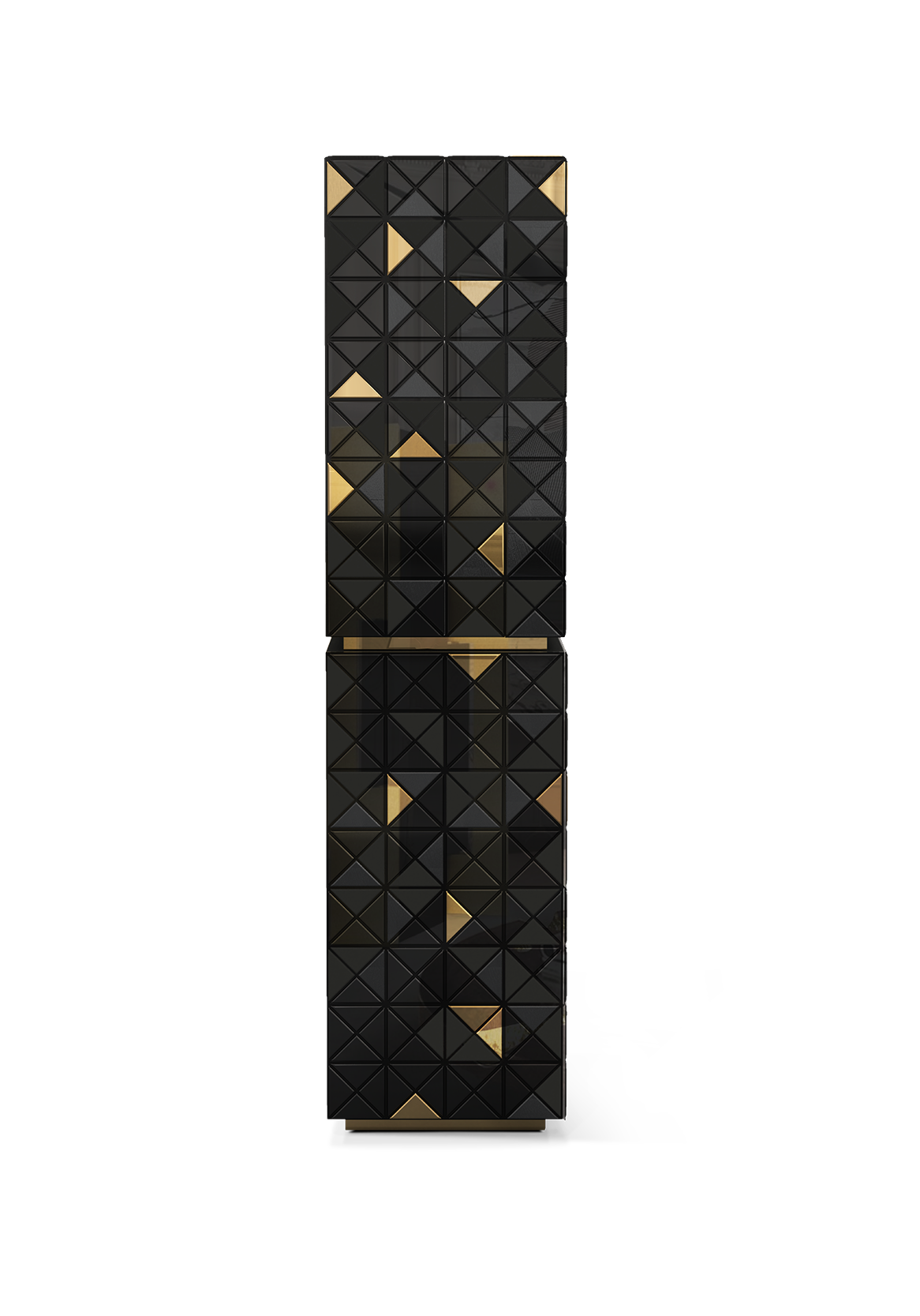 Mosaic II Black Designer Cabinet