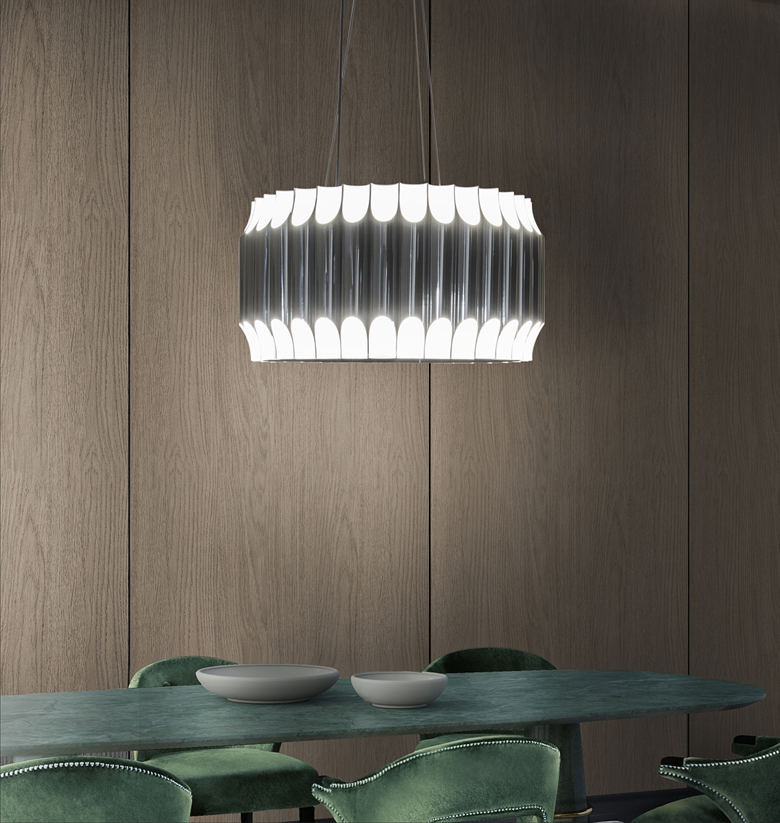 Vivid Round Suspension Lamp - 2