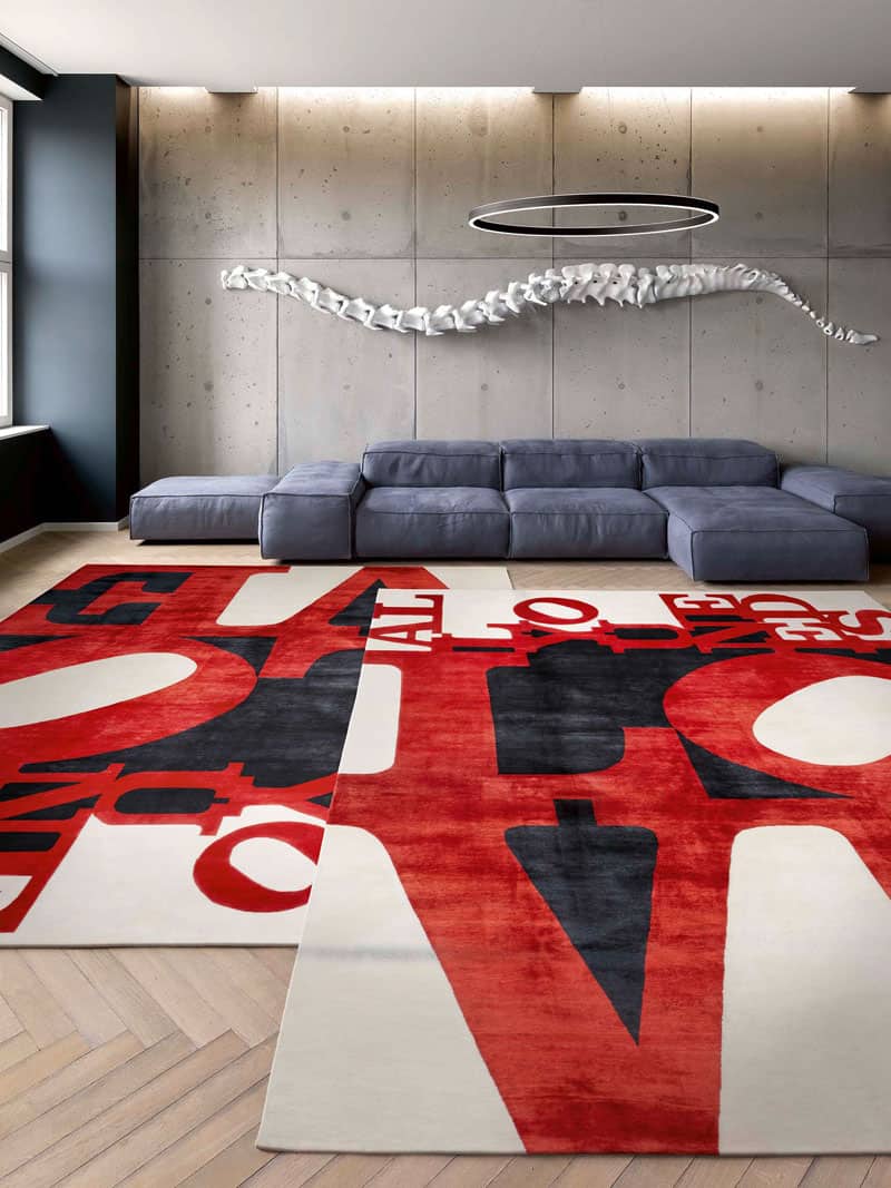 All You Need Is Love Luxury Hand-Knotted Rug