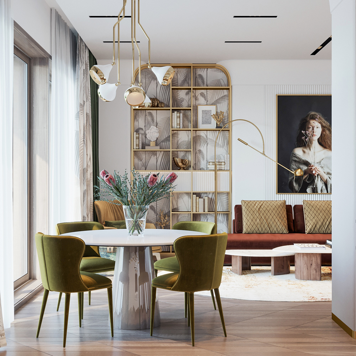 Elegance Ceiling Suspension Lamp - 6