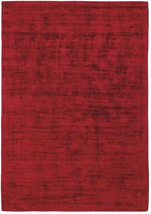 Shiny Red Handloom Rug