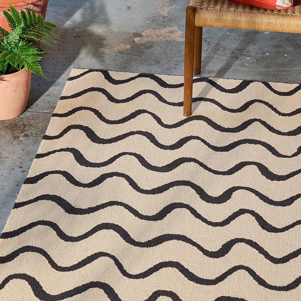 Ribbon Charcoal Rug