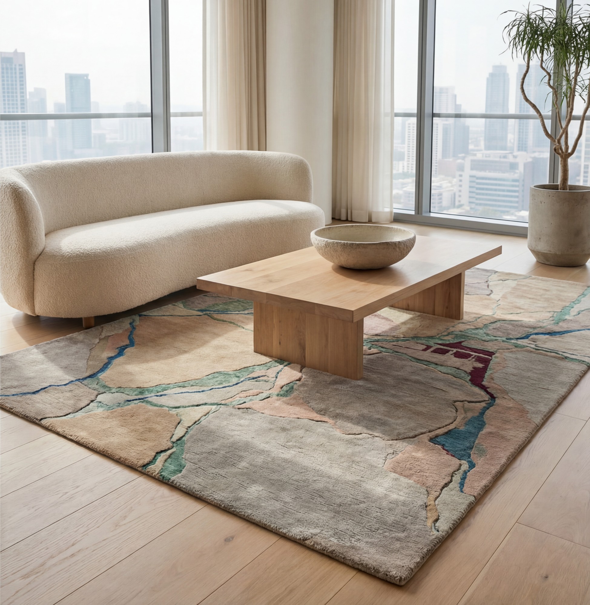 Tectonic Veins Rug
