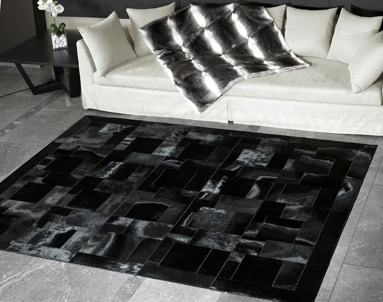 Puzzle col.2 Cowhide Rug