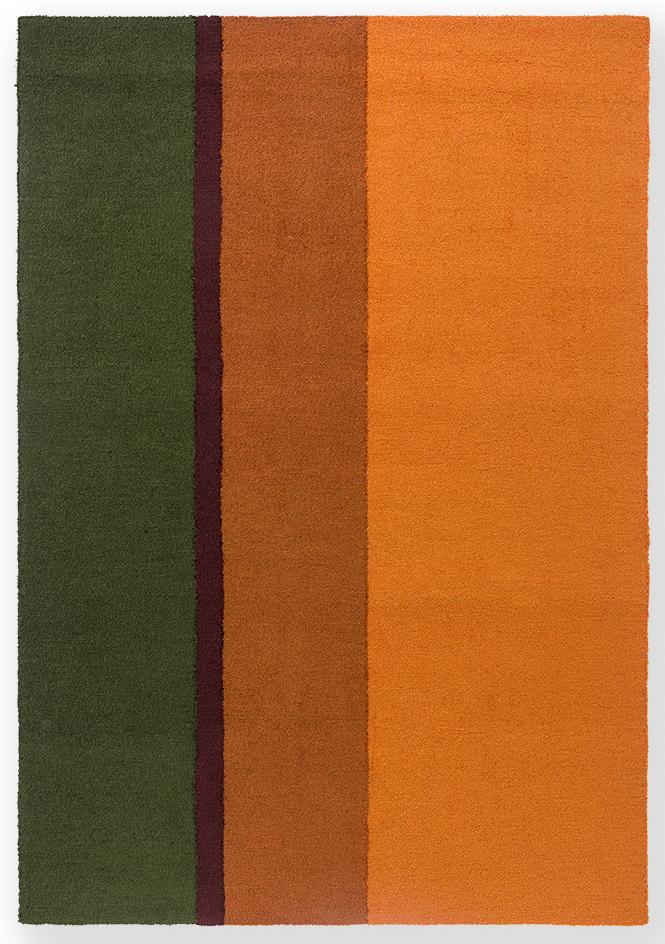 Festival Stripe Orange/Green Outdoor Rug