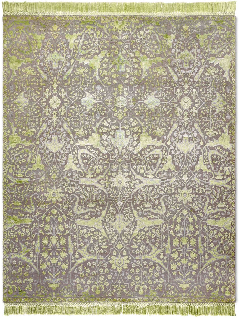 Teheran Green Luxury Rug