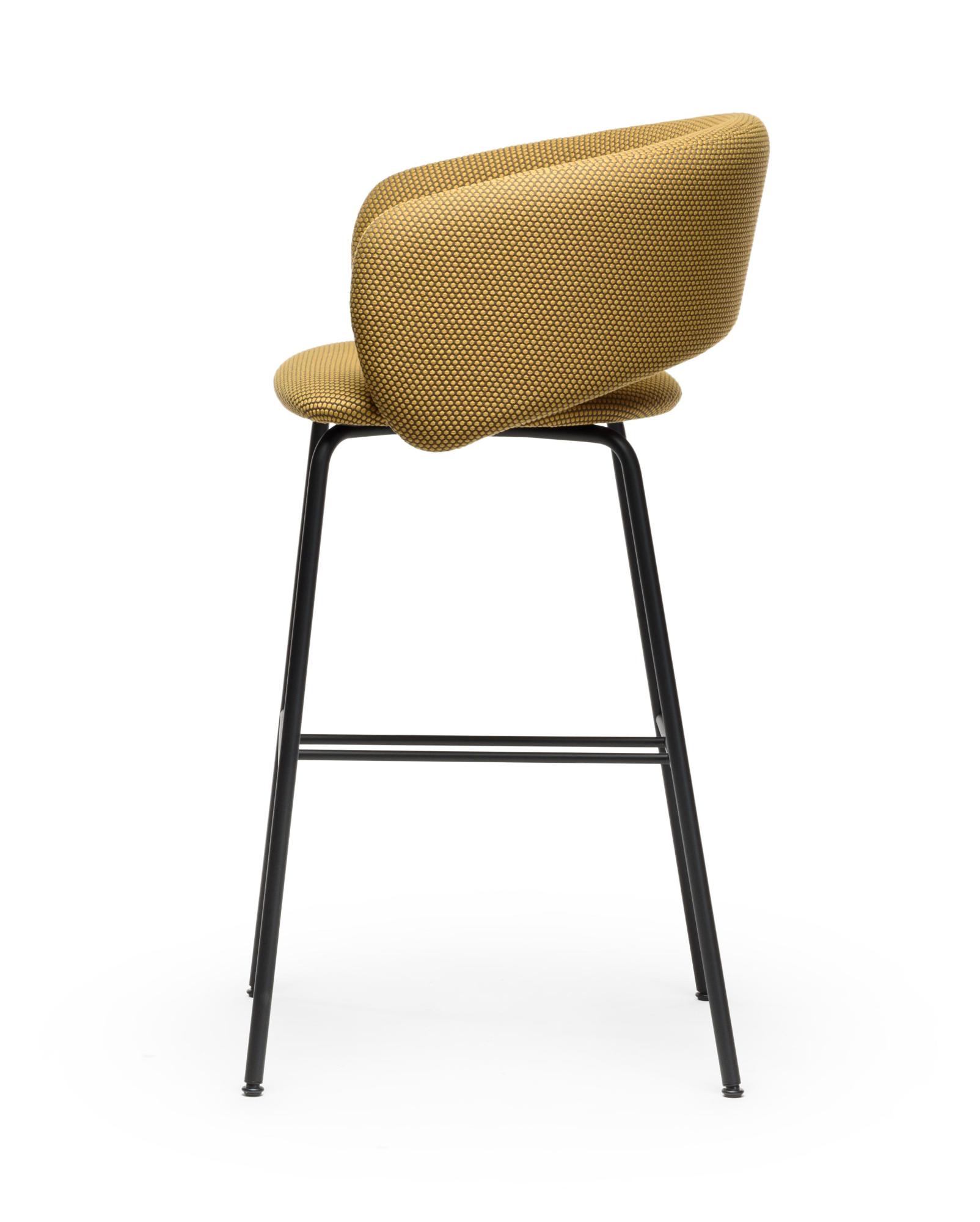 Bel Yellow Bar Stool