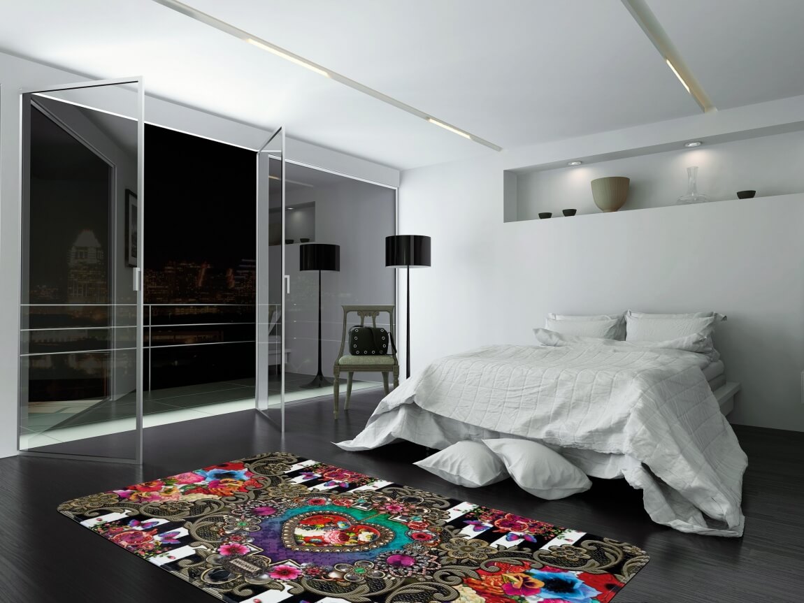 Kids Little Girls Bedroom Rug "Melli Mello Verona"