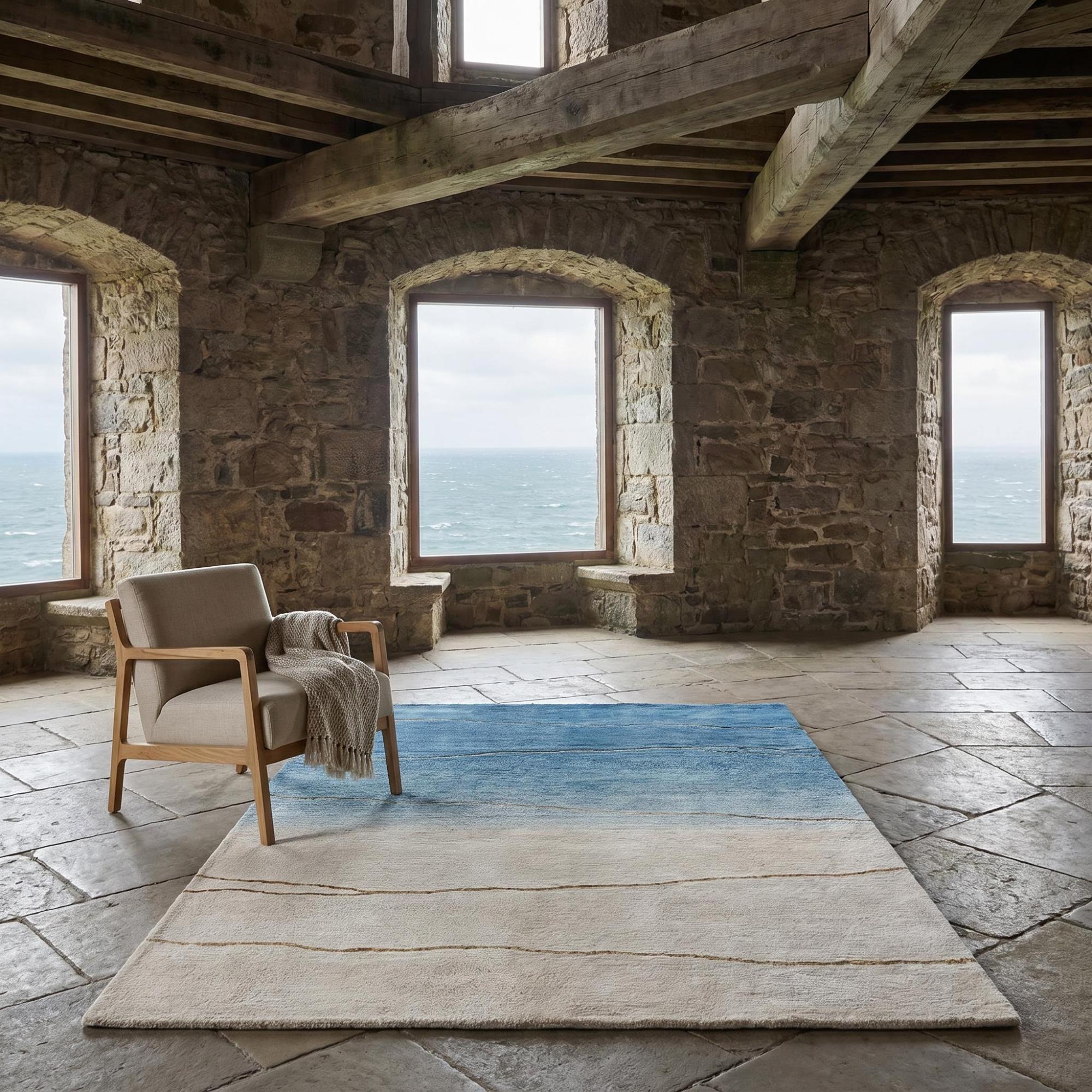 Horizon Gradient Blue Rug