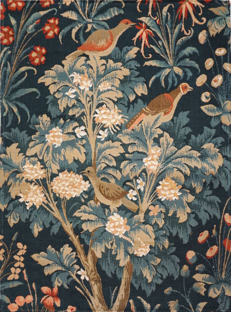 Offering of the Heart Tree and Birds Tapestry