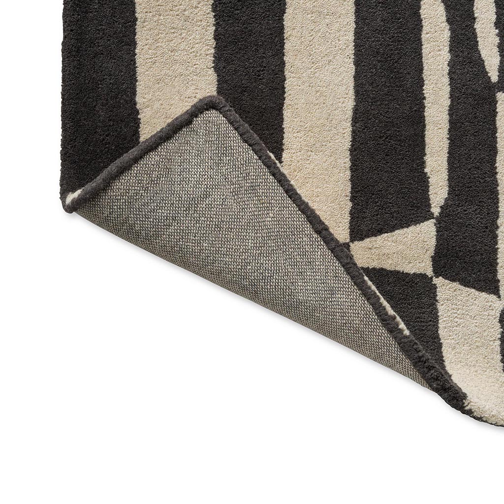 Lohko Stripe Charcoal Rug
