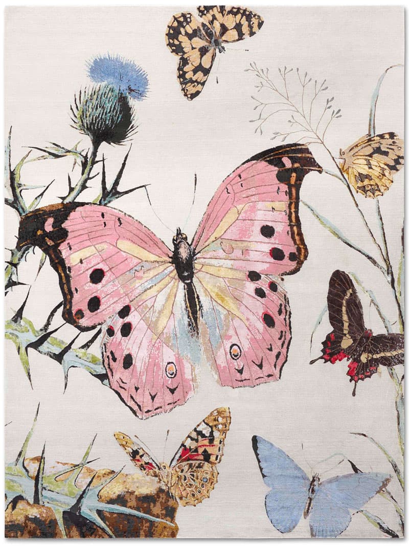Butterfly Hand-Woven Rug