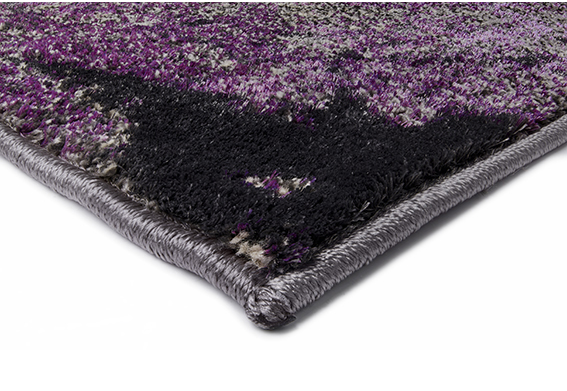 Abstract VIntage Purple Rug