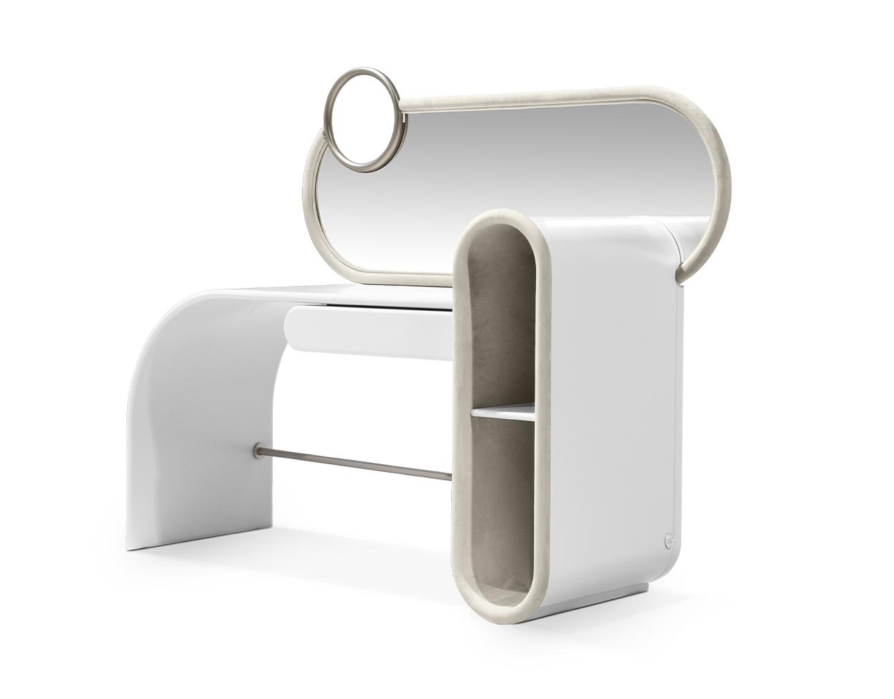 Candy Pop White Vanity Table