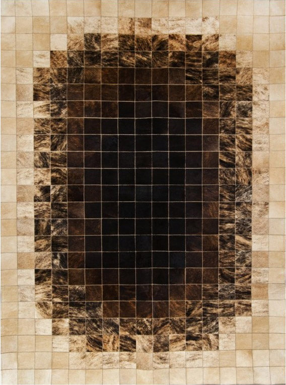 Mosaic col.7 Cowhide Rug