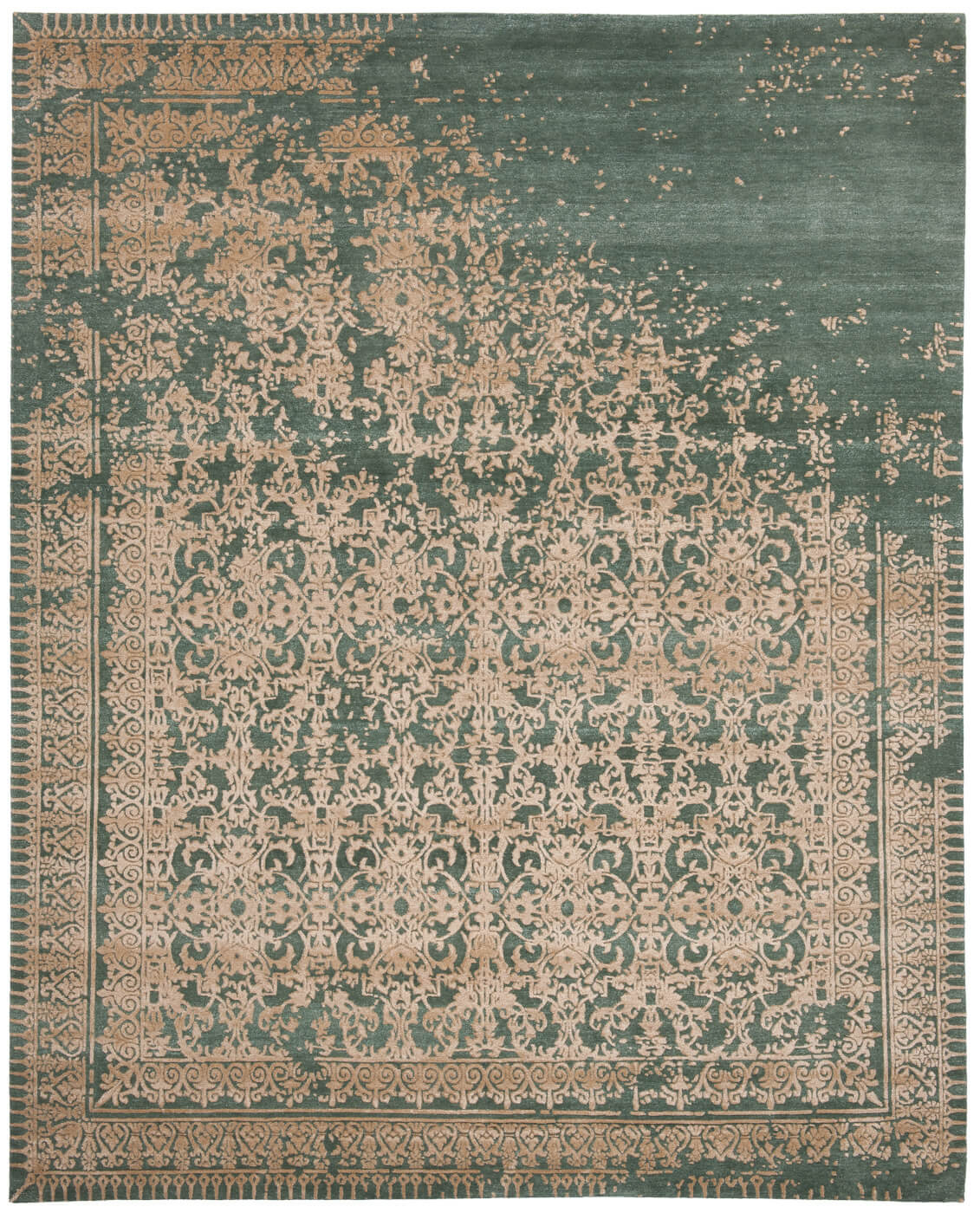 Ferrara Rocked Green Rug