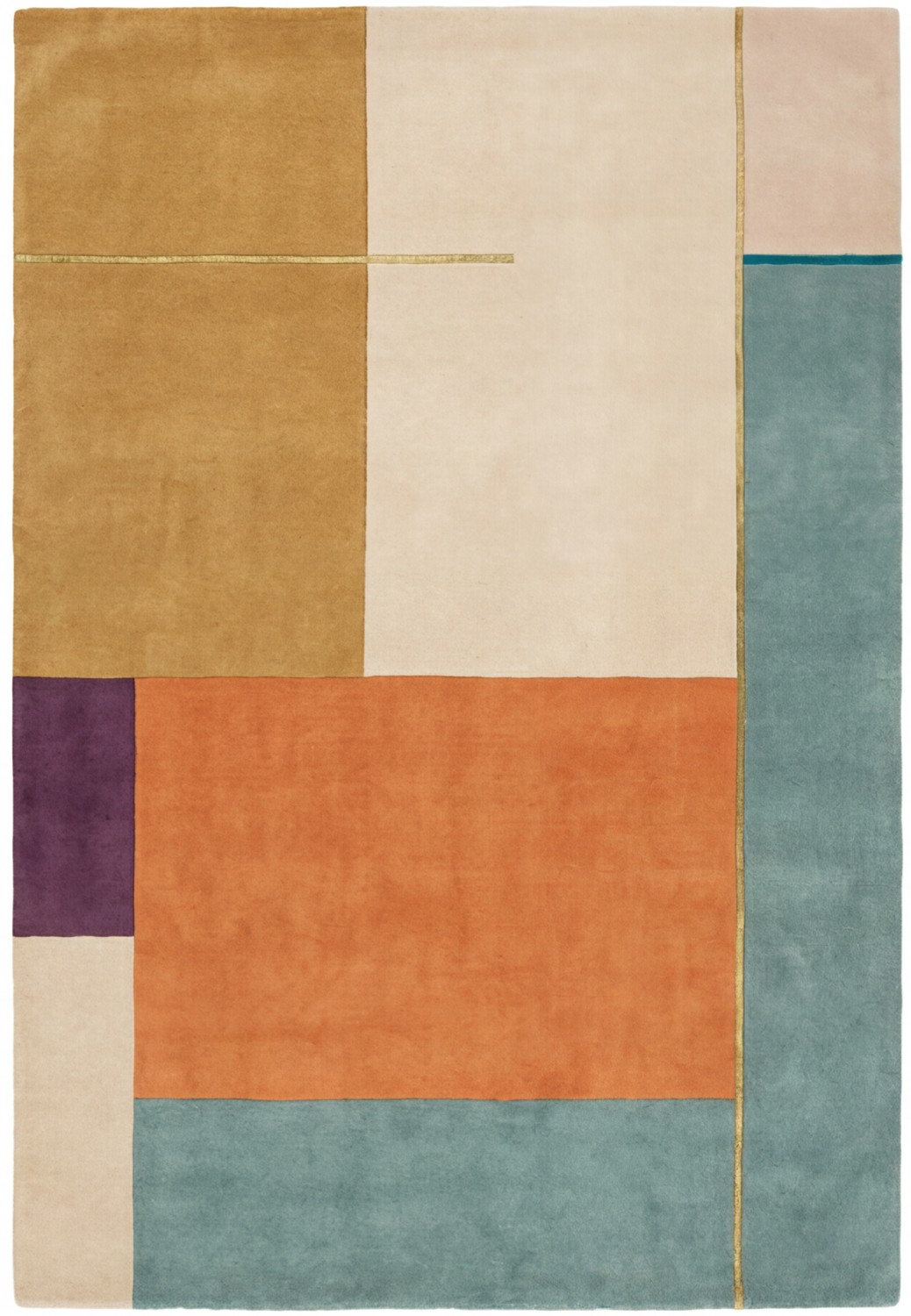 Warm Blocks Rug