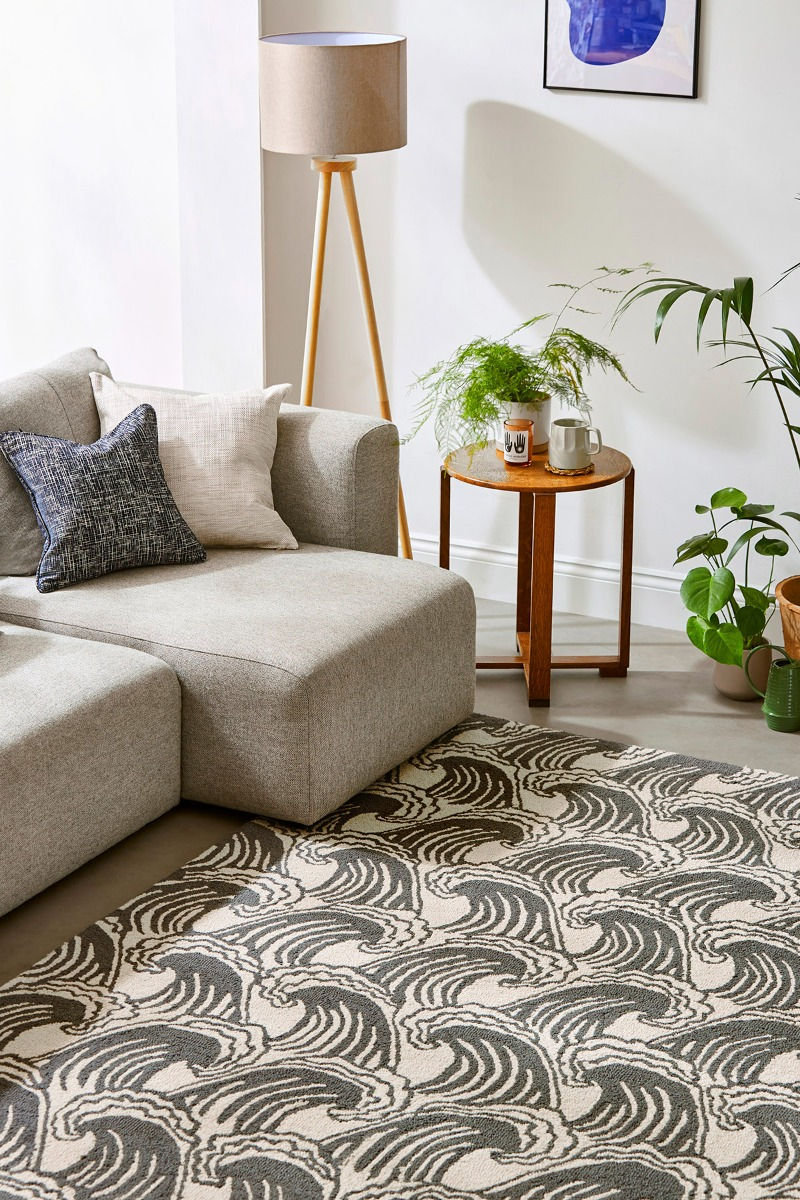 Ride the Wave-Liquorice 125605 Rug