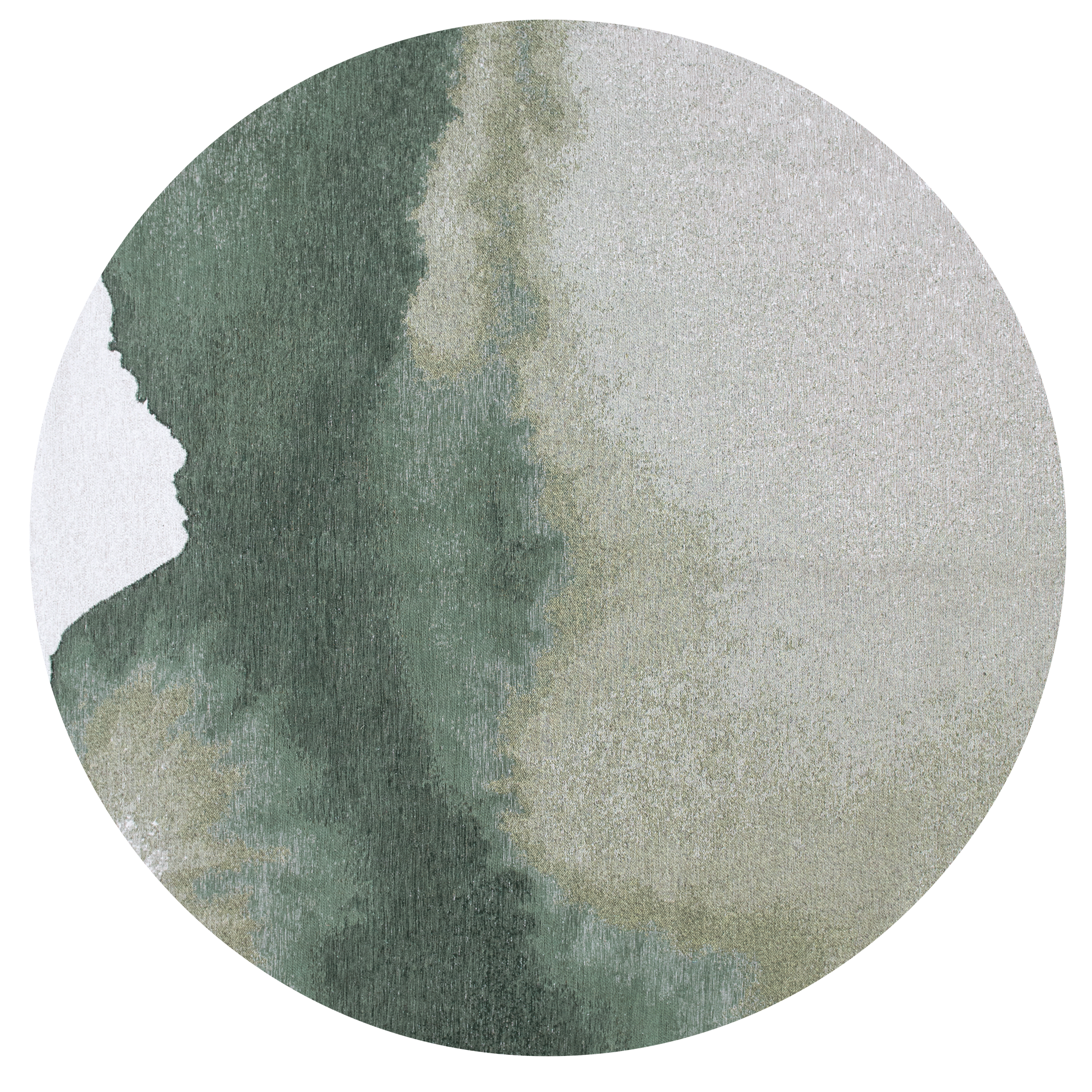 Palm Green 9331 Round Rug