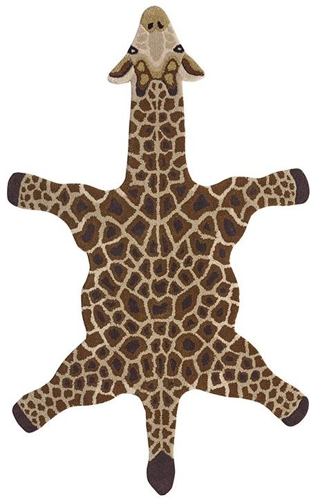 Animals Giraffe Brown Rug 90 х 150 cm