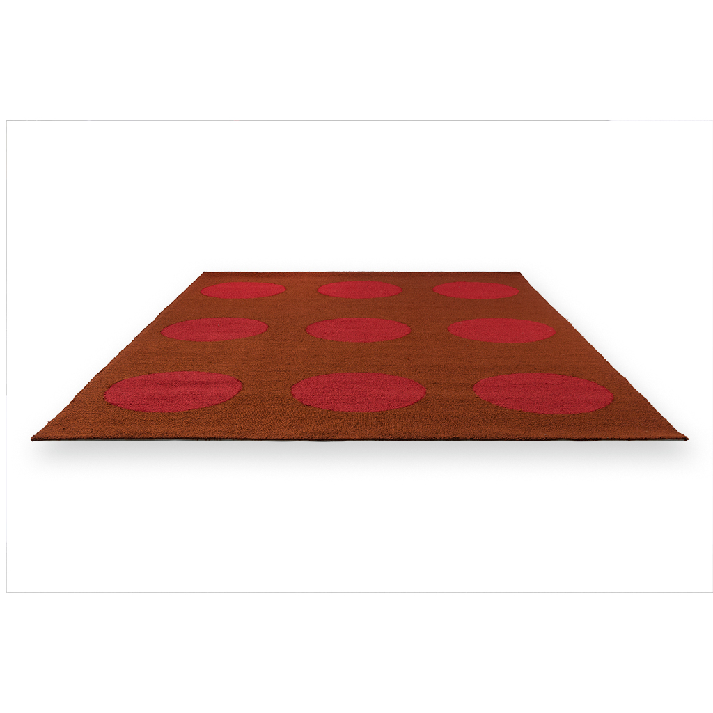 Festival Dots Red Outdoor Rug