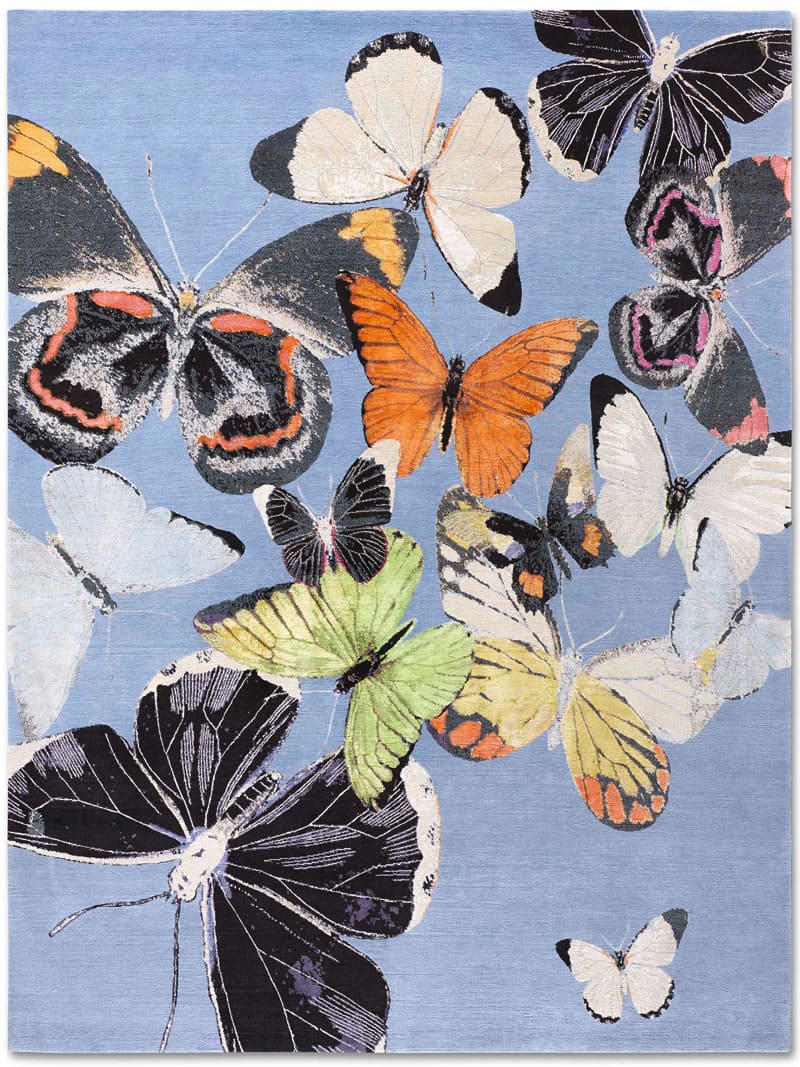 Butterfly Hand-Woven Rug