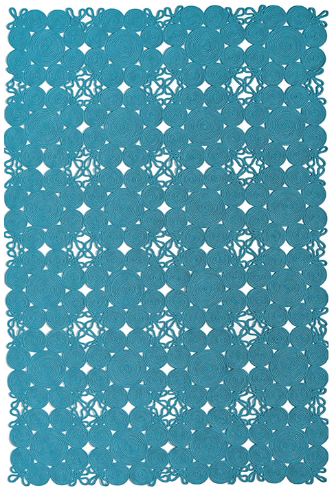 Rope Indoor / Outdoor Turquoise Rug