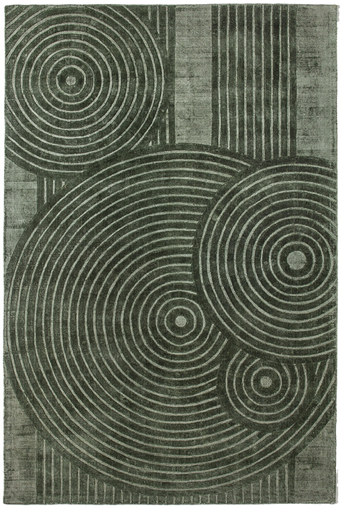 Modern Designer Green Rug