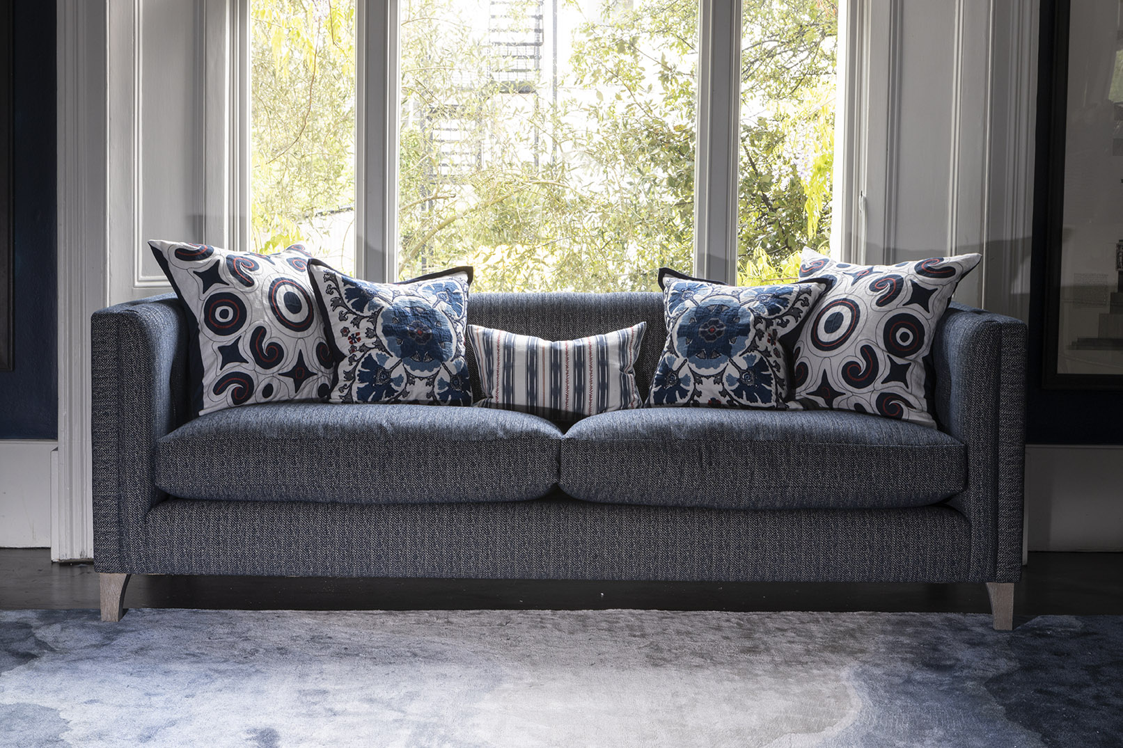 Alexi Indigo 50 × 50 Cushion