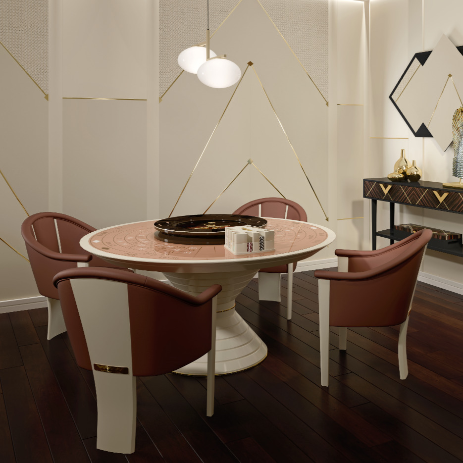 Convivium Handcrafted Round Roulette Table