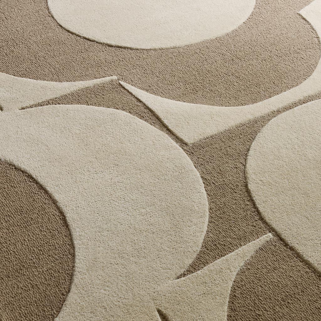 Prism Flower Mushroom/Ecru 158009 Rug | Size: 250 × 350 cm