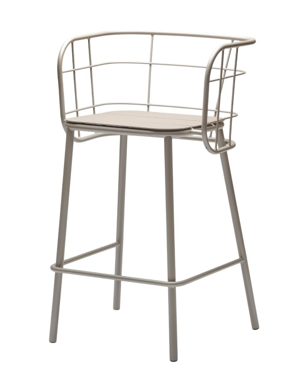 Jujube Sand Outdoor Bar Stool