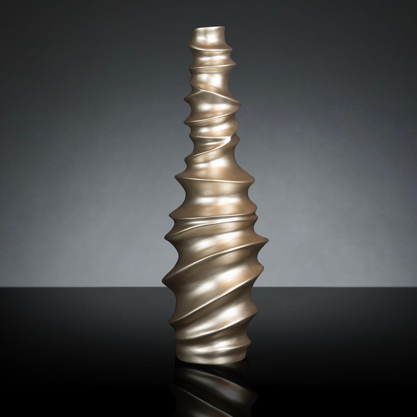Shar Pei Tall Sculpted Vase