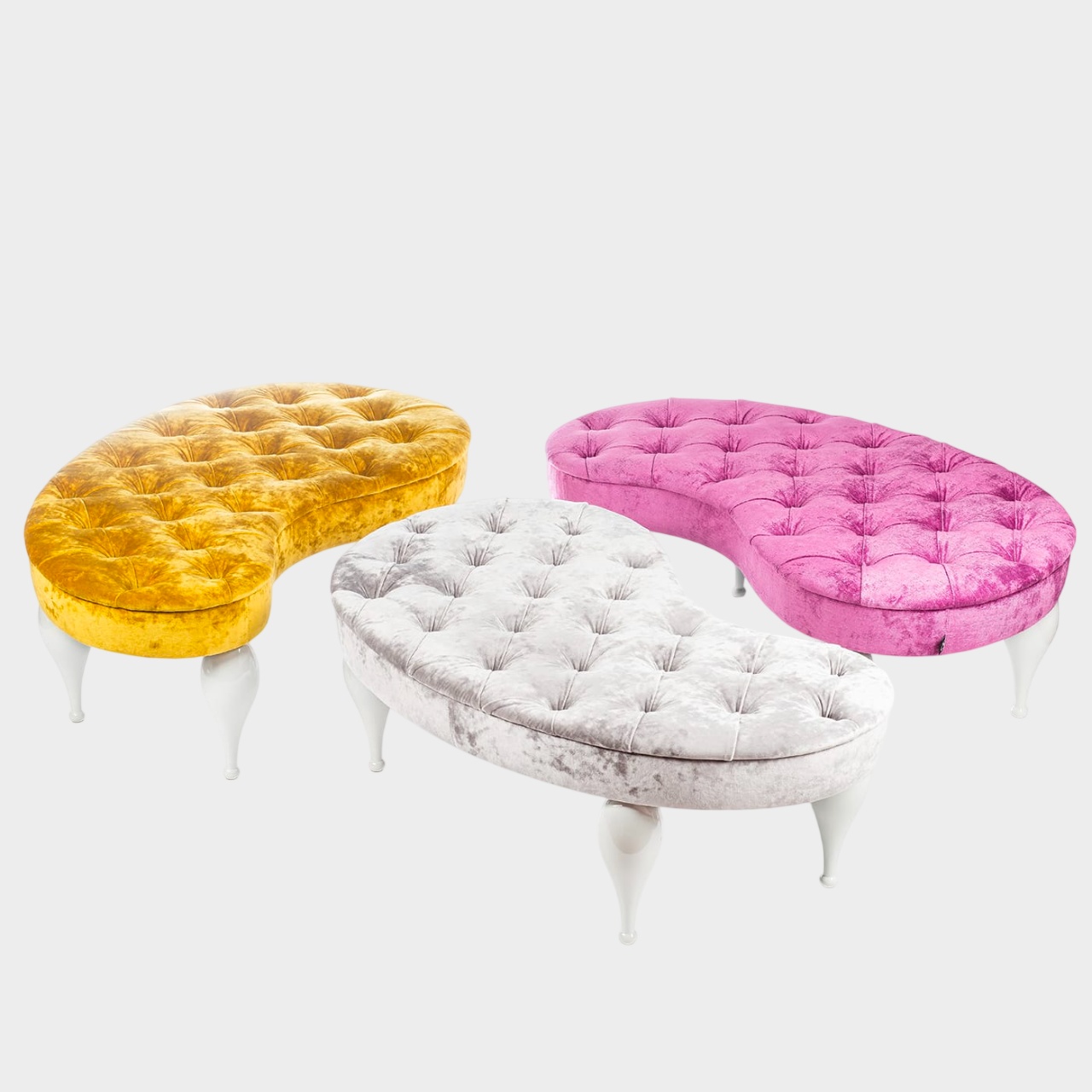 Carlos Mustard Yellow Bench