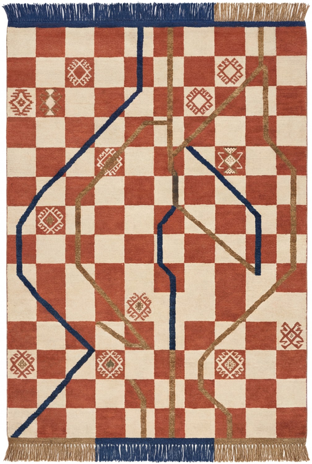 Checker Terra Rug