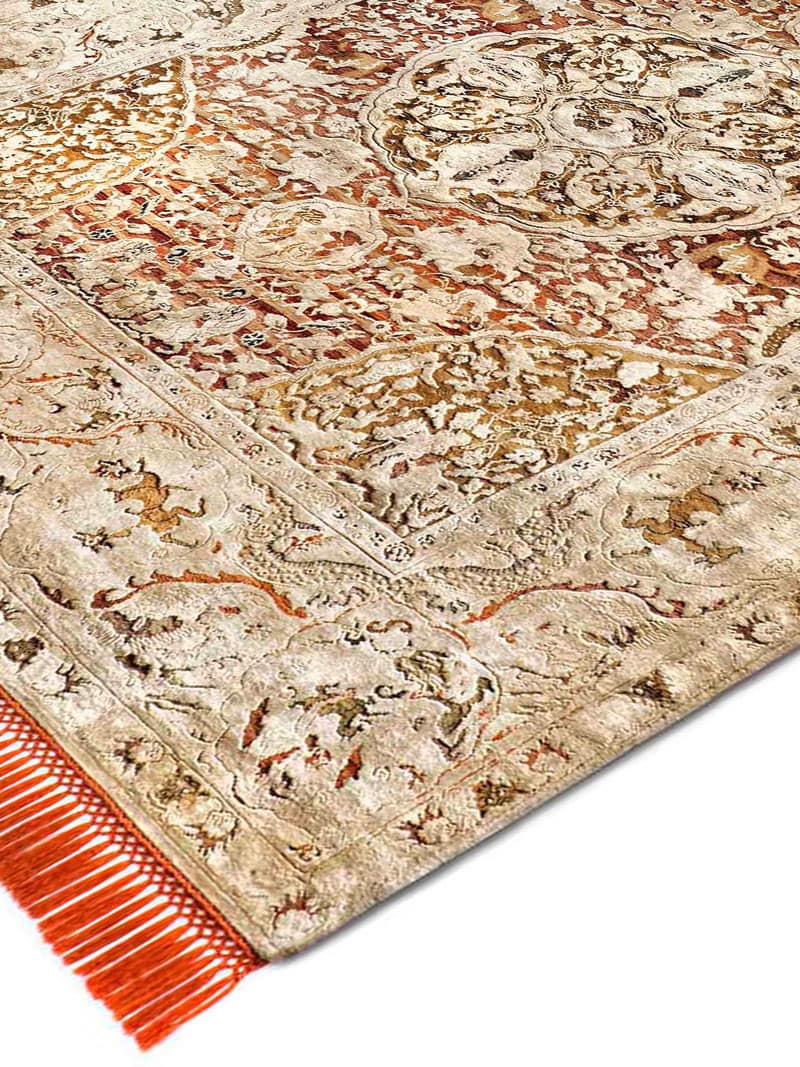 Gold Luxury Hand-Knotted Rug