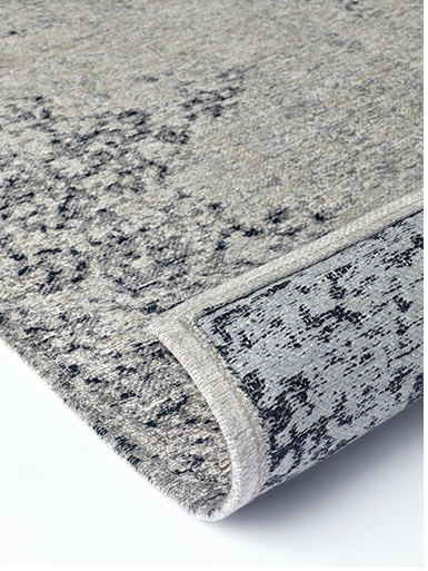 Deco Dark Grey Flat Woven Rug ☞ Size: 160 x 235 cm
