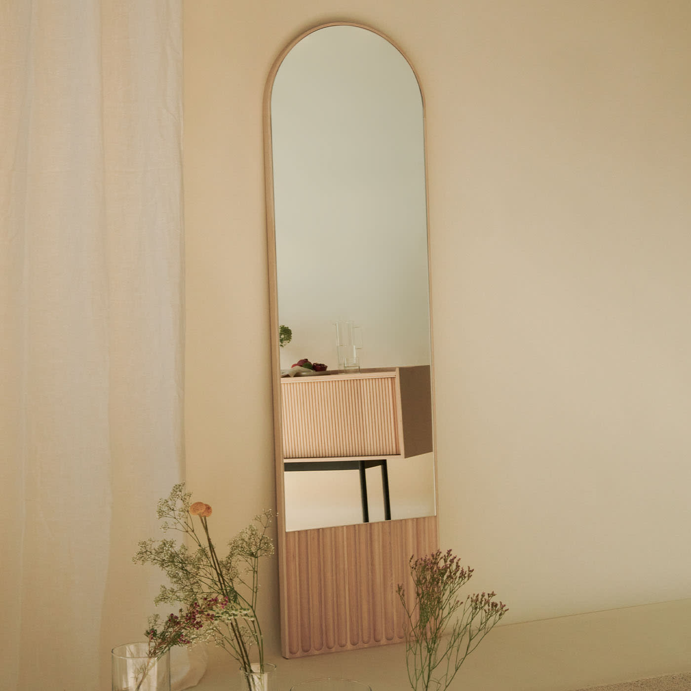 Tutto Sesto Natural Italian Floor Mirror