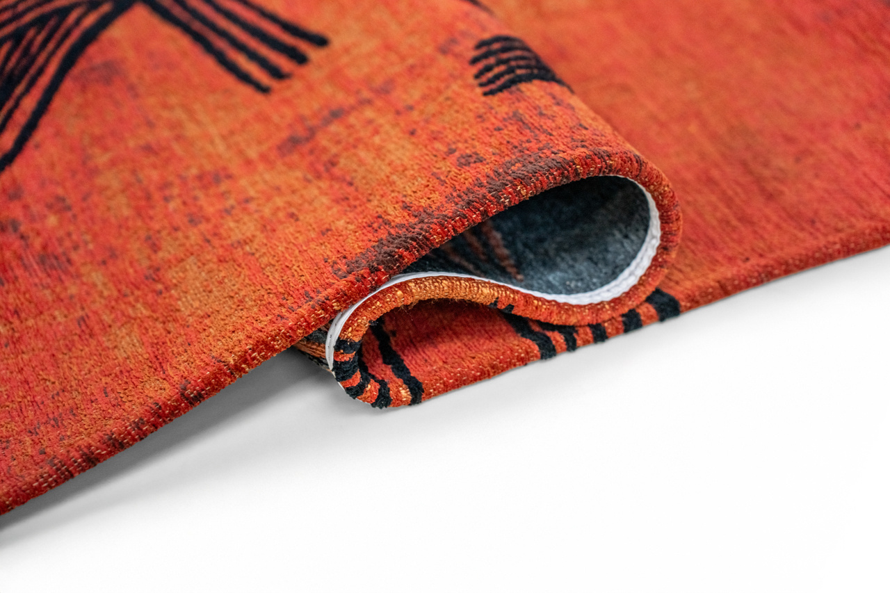 Kanji Ginger Chocolate Rug